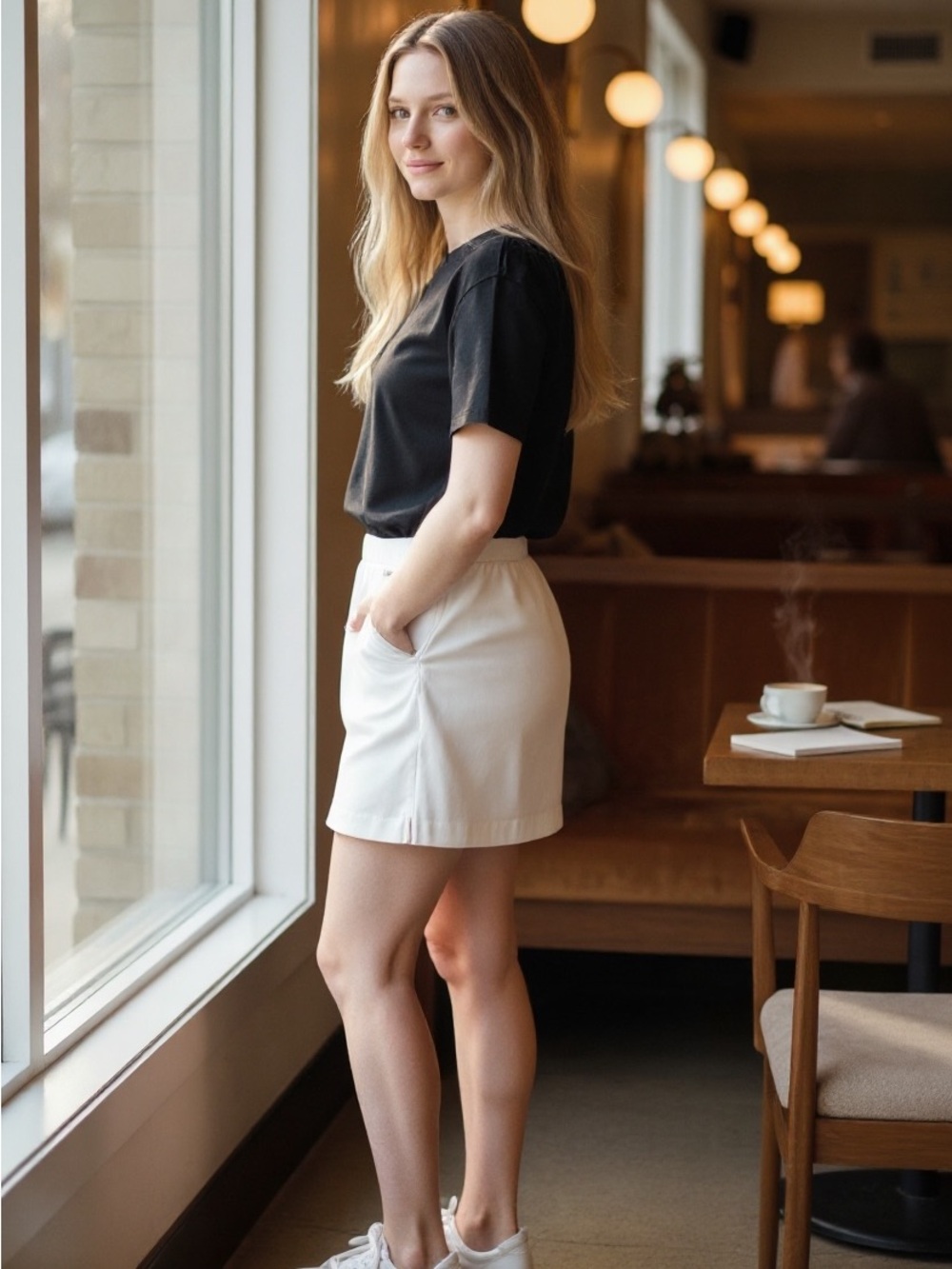NEW: Rafaella Versatile White Skort for Summer Active Days, Travel - Picture 8 of 16